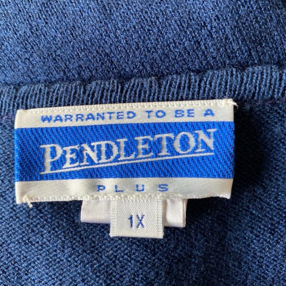 Pendleton Cotton Blend short sleeve sweater Womens size 1X - Picture 3 of 3